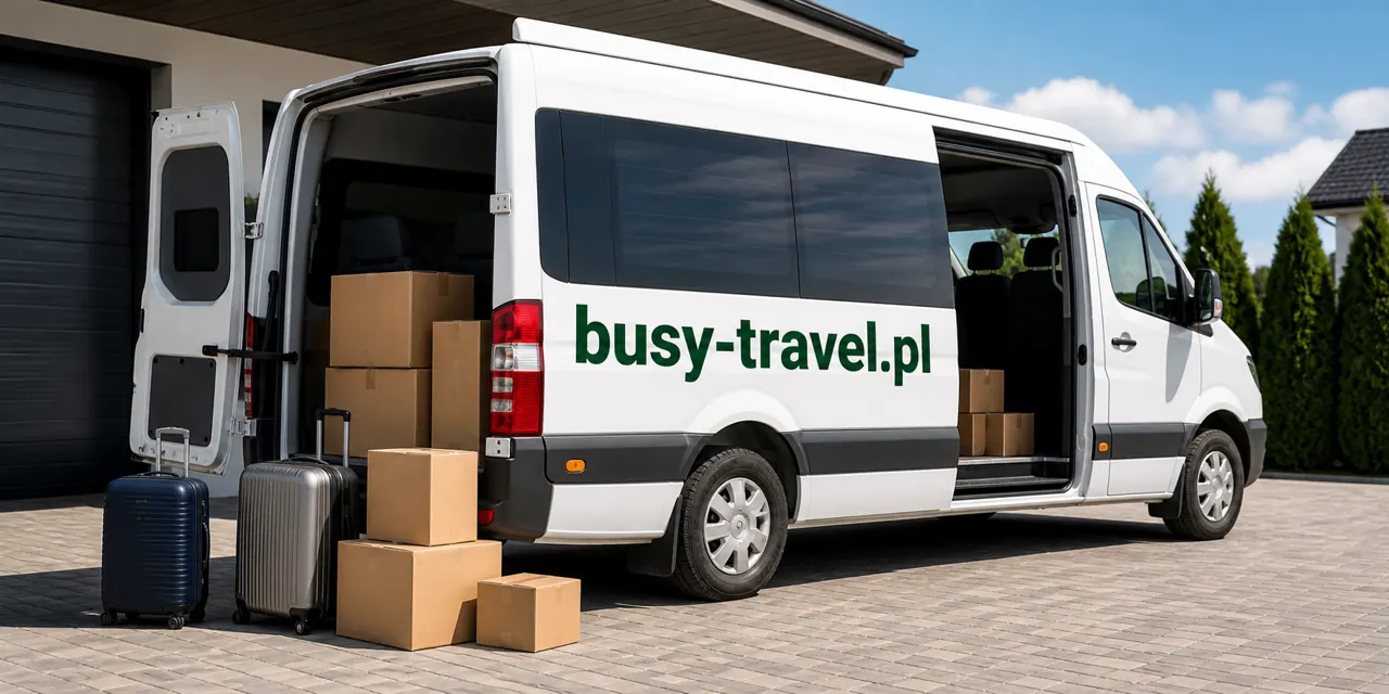 Paczki i bagaż przygotowane do transportu busy-travel.pl